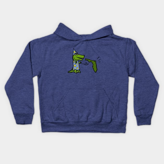 Gator Creates Florida Kids Hoodie by Sparkleweather